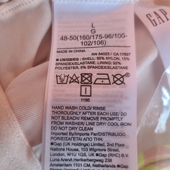 NWT GAP One-Shoulder Floral One-Piece Swimsuit – Size L - Picture 11 of 11